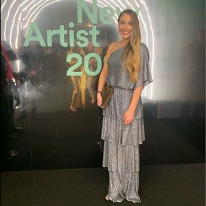 Blue Sequin Dress Size Medium fits 6/8